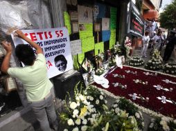 Familiares y amigos de los jóvenes fallecidos en el New’s Divine realizan una marcha y una misa a dos años de la tragedia.EL UNIVERSAL  /