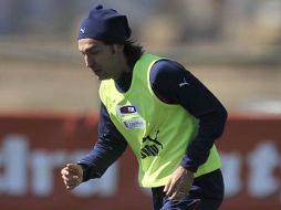 Andrea Pirlo volvió a entrenarse con la Selección italiana. AFP  /