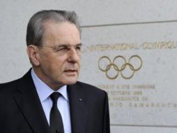 El presidente del COI, Jacques Rogge. SUN  /