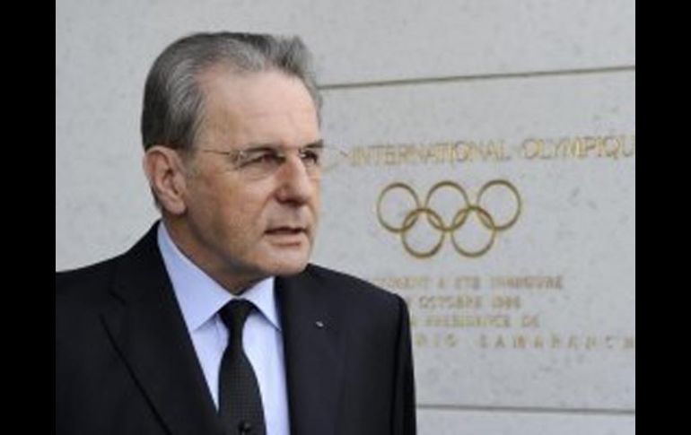 El presidente del COI, Jacques Rogge. SUN  /