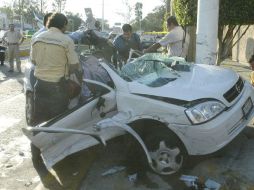 La ingesta de embriagantes con el volante puede traer como consecuencia accidentes graves. ARCHIVO  /