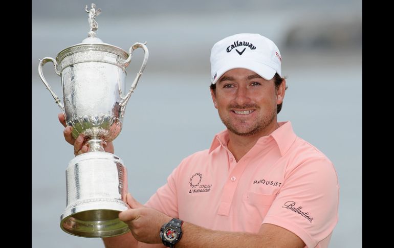 Graeme McDowell de Irlanda del Norte se proclamó campeón del US Open. AFP  /