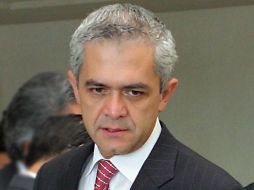 Miguel Ángel Mancera dijo que más tardar mañana jueves podrán tomar la declaración del detenido. EL UNIVERSAL  /