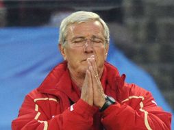 Marcelo Lippi admite el fracaso de la Selección italiana. AFP  /