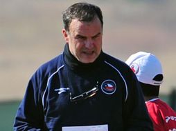 El entrenador de Chile, marcelo Bielsa. AFP  /