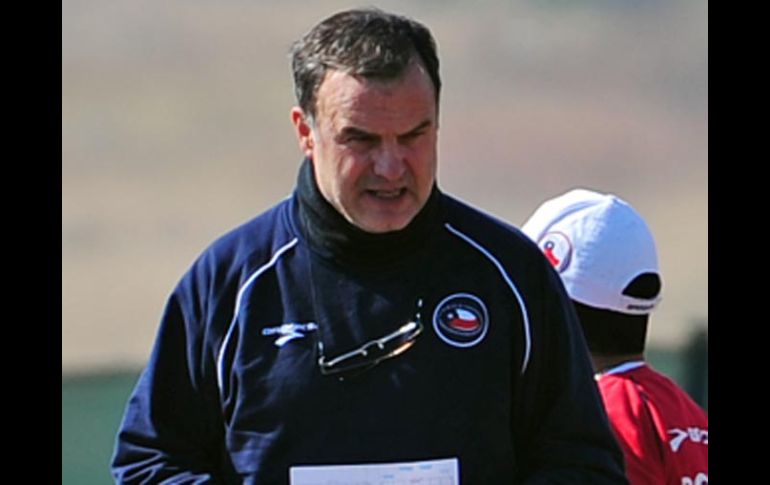 El entrenador de Chile, marcelo Bielsa. AFP  /