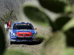 Sebantian Loeb durante un rally en León, México. MEXSPORT  /