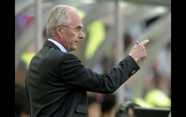 El seleccionador de Costa de Marfil, Sven Goran Eriksson, en el enfrentamiento ante Corea del Norte. AP  /