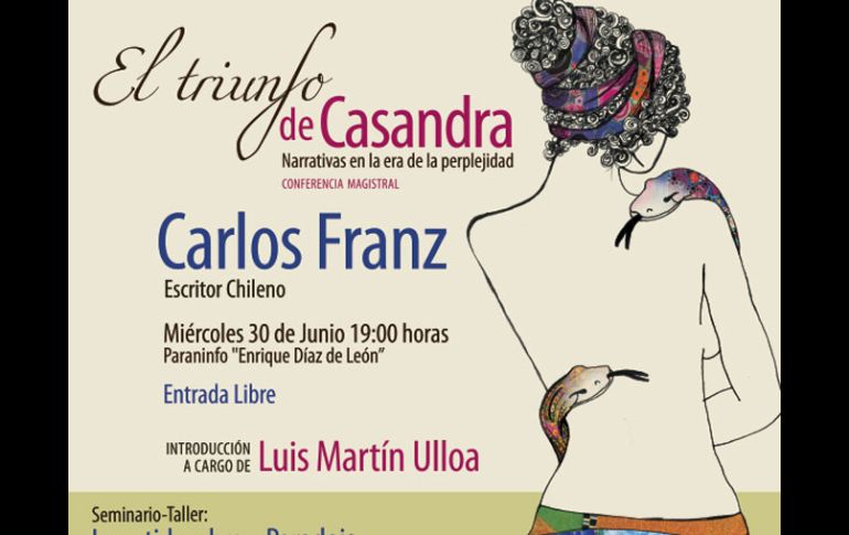 El miércoles 30 de junio impartirá una conferencia magistral en el Paraninfo Enrique Díaz de León. ESPECIAL  /