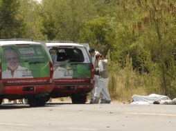 La caravana del candidato fue atacada en las cercanías del aeropuerto de Ciudad Victoria. ESPECIAL  /