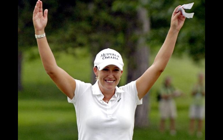 Cristie Kerr se impuso en el Campeonato LPGA ayer. AP  /