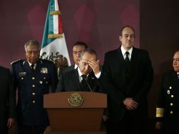 A pocas horas del asesinato de Torre Cantú, el Presidente Felipe Calderón habló en red nacional sobre el problema de inseguridad. AP  /