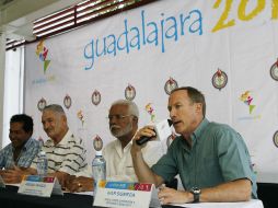 Rueda de prensa de los Juegos Panamericanos en la Unidad Revolución. M. FREYRÍA  /