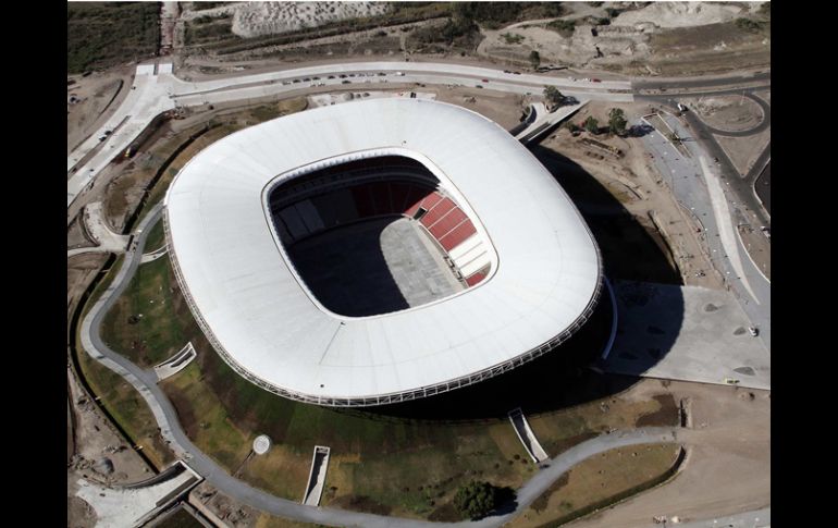 El nuevo estadio de Chivas ya se encuentra listo para la inauguración el próximo 29 de julio. MEXSPORT  /