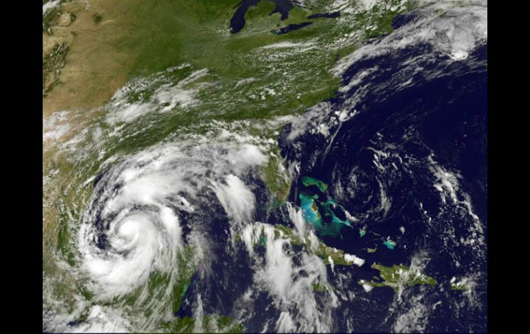 Alex ya provocó fuertes lluvias en el sureste mexicano. AFP  /