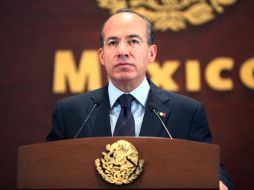 Felipe Calderón dijo que no pide actos de heroísmo ni de martirio de los ciudadanos, sino apoyo y comprensión. EL UNIVERSAL  /