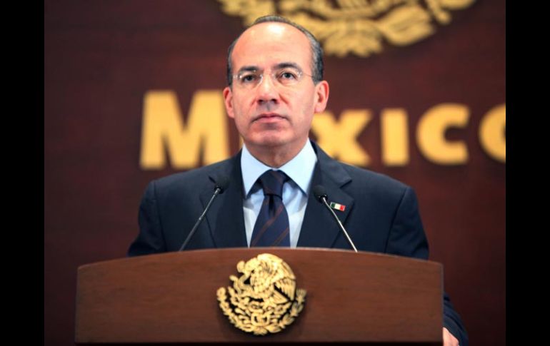 Felipe Calderón dijo que no pide actos de heroísmo ni de martirio de los ciudadanos, sino apoyo y comprensión. EL UNIVERSAL  /