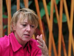 Jody Williams, Nobel de la Paz 1997, asegura que no volverá a México si no se repara la vida a los afectados. EFE  /