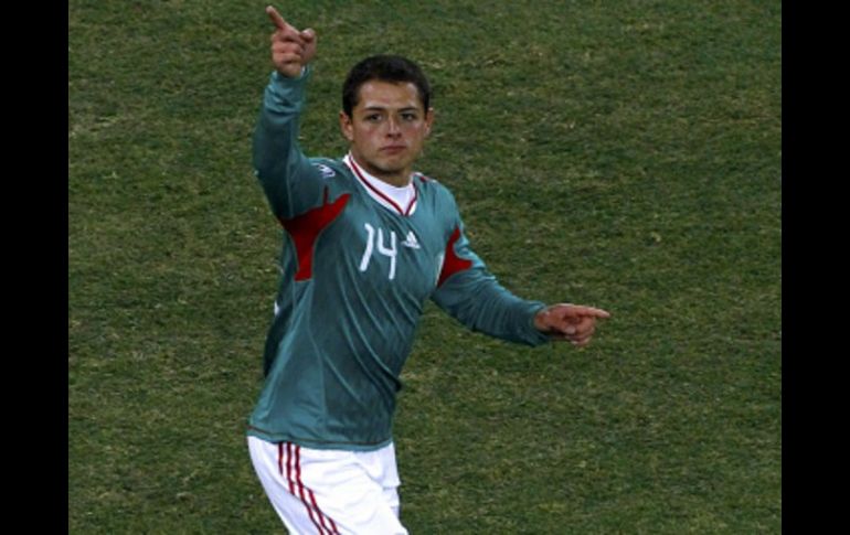 El jugador mexicano Javier 'Chicharo' Hernández, en el último encuentro del Tri. REUTERS  /