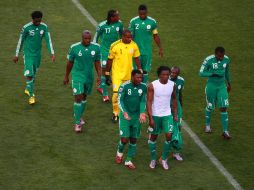 La Selección de Nigeria en su última participación del Mundial de Sudáfrica 2010. JAMMEDIA  /