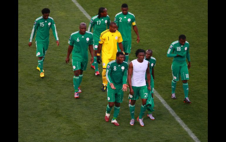 La Selección de Nigeria en su última participación del Mundial de Sudáfrica 2010. JAMMEDIA  /