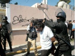 En 2006, la policía estatal y federal detuvo a varios implicados en los conflictos de San Salvador Atenco. NTX  /