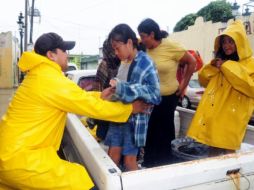 El huracán golpearía la costa noroeste mexicana.  EFE  /