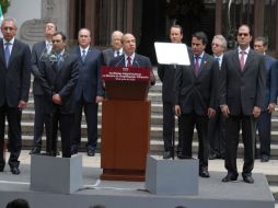 El Presidente se reunió en Los Pinos con miembros del CCE. NTX  /