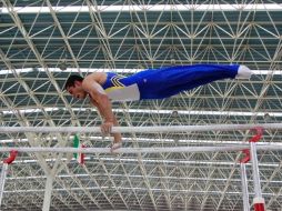 El gimnasta tapatío, Luis Alberto Sosa, participará en el campamento. JAMMEDIA  /