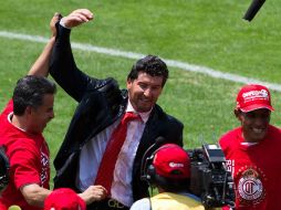 Las dos veces que 'Chepo' ha sido campeón, se coronó en La Bombonera de Toluca. MEXSPORT  /