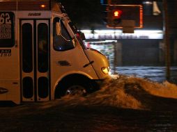 La Calzada Independencia fue una de las más afectadas por inundaciones. E. BARRERA  /