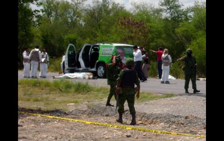 Rodolfo Torre Cantú fue asesinado el 28 de junio junto a cuatro colaboradores. EL UNIVERSAL  /