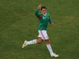 El jugador mexicano, Javier 'Chicharito' Hernández. AFP  /