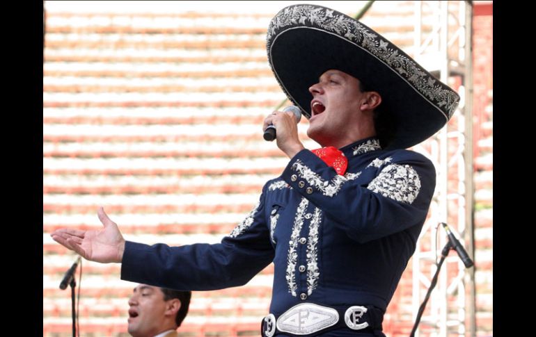 Pedro Fernández es el inivitado especial del Encuentro Internacional del Mariachi y la Charreria. EL UNIVERSAL  /