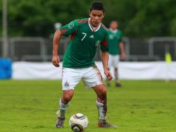 El mexicano Pablo Barrera durante el Mundial de Sudáfrica. JAMMEDIA  /