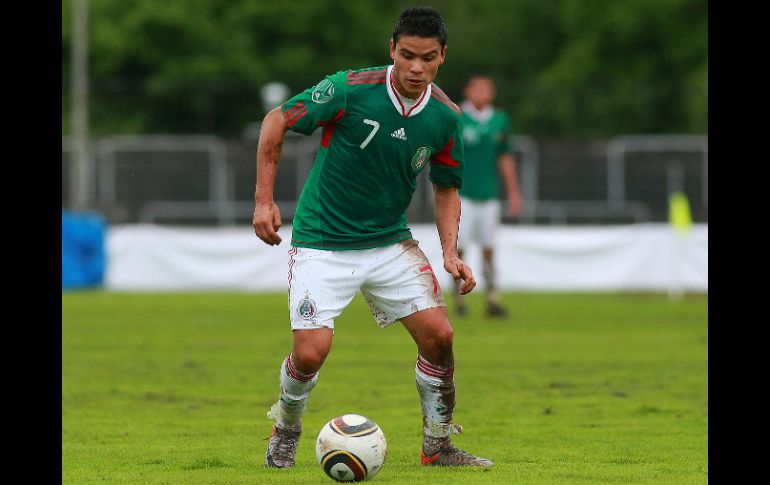 El mexicano Pablo Barrera durante el Mundial de Sudáfrica. JAMMEDIA  /