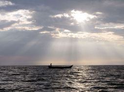 Las lluvias han incrementado seis centímetros el nivel del Lago de Chapala . S. NUÑEZ  /