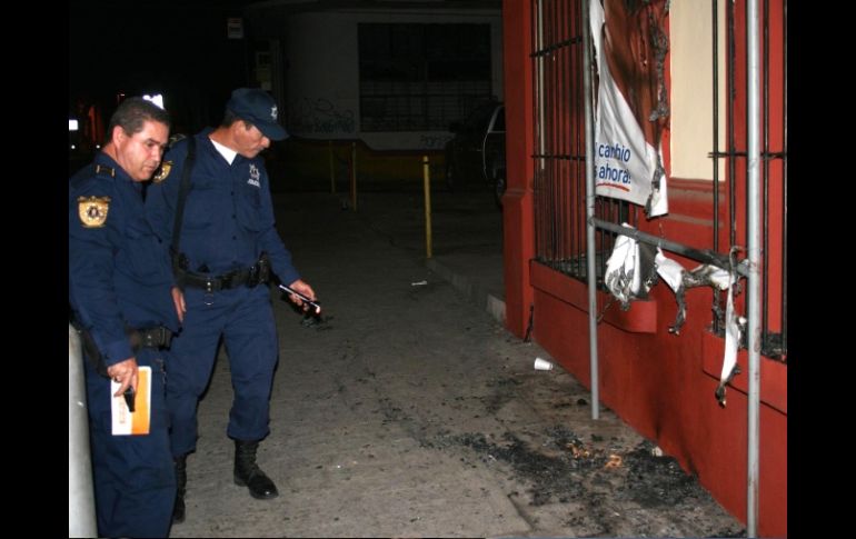 Los explosivos sólo causaron daños materiales. EL UNIVERSALARCHIVO  /