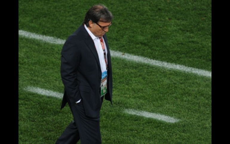 El seleccionador de Paraguay, Gerardo Martino, al finalizar el partido ante España. AFP  /