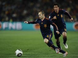 Andrés Iniesta, centrocampista de la Selección española. AFP  /