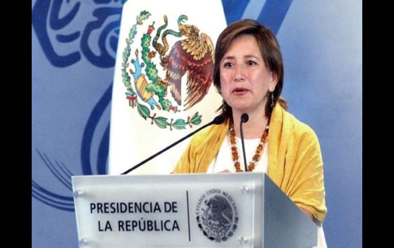 Xóchitl Gálvez fue funcionaria federal durante el gobierno de Vicente Fox. NOTIMEX  /