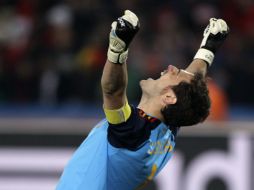 El portero de la Selección de España, Iker Casillas. AP  /