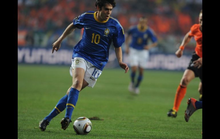 El jugador brasileño Kaká, durante el partido ante Holanda. AFP  /