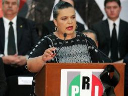 La presidenta nacional del Partido Revolucionario Institucional (PRI), Beatriz Paredes Rangel. EL UNIVERSAL  /