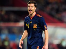 Xabi Alonso, delantero de la Selección de España. GETTY IMAGES SPORTS  /