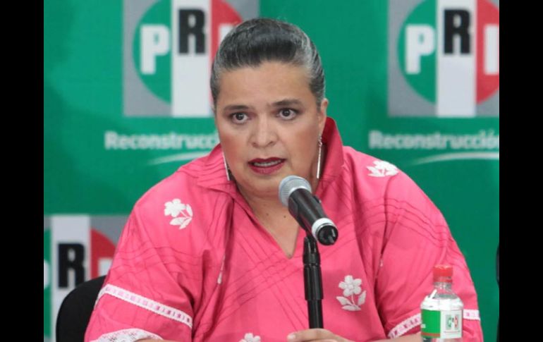 Beatriz Paredes, presidenta nacional del PRI. EL UNIVERSAL  /