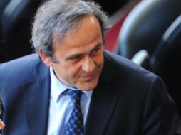 El presidente de la UEFA, Michel Platini, durante el partido entre Alemania y Argentina. AFP  /