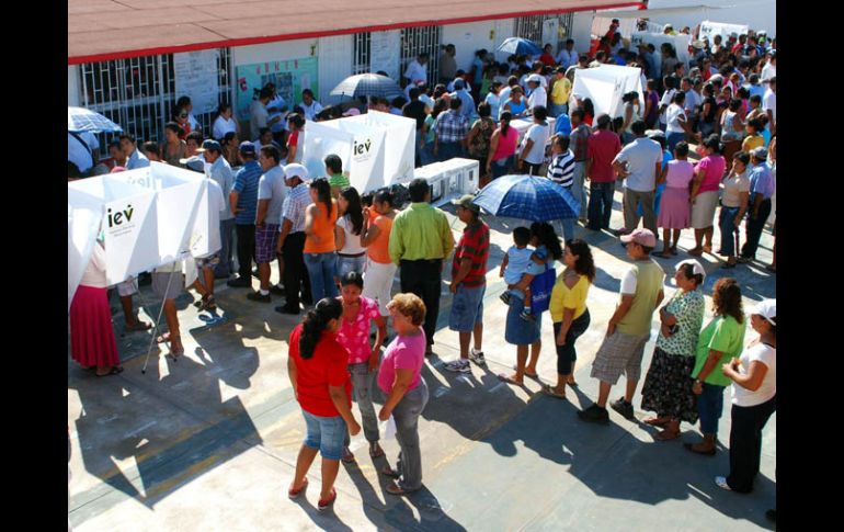 En Veracruz, el porcentaje de participación electoral es de 57.4%. EFE  /