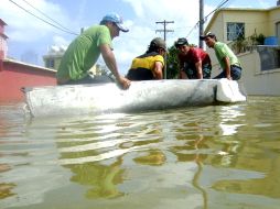 Habitantes de los márgenes del río Conchos fueron desalojados ante desbordamientos de presas. EL UNIVERSAL  /