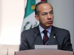 Felipe Calderón Hinojosa, Presidente de México. NTX  /